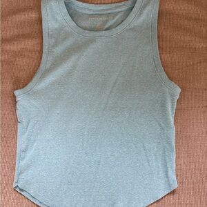 American Eagle Outfitters Light Blue Muscle Tee